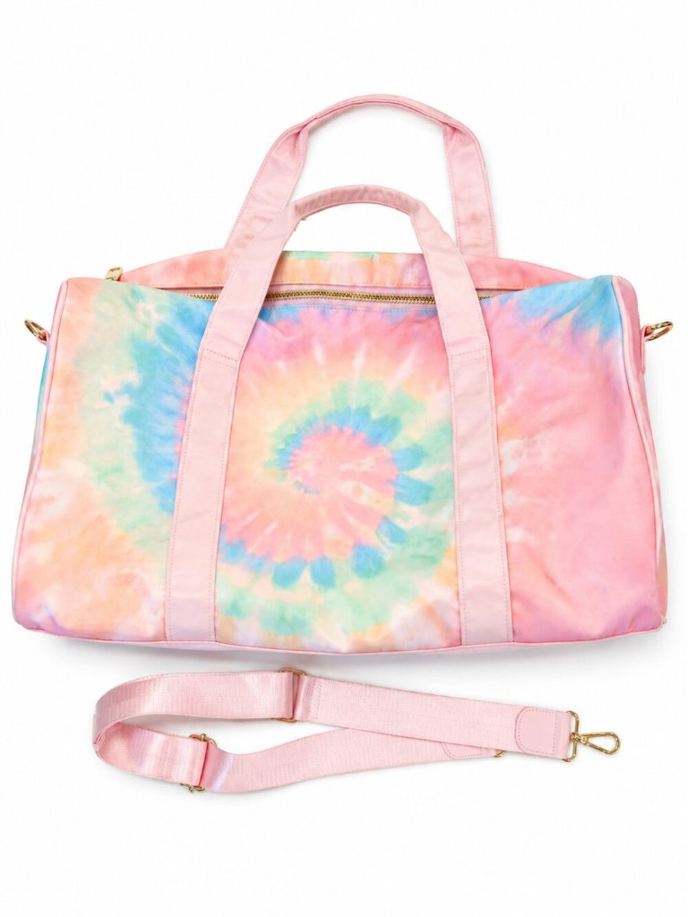 Target x Stoney Clover Lane Pastel Rainbow Tie Dye Pink Duffle Bag Fair